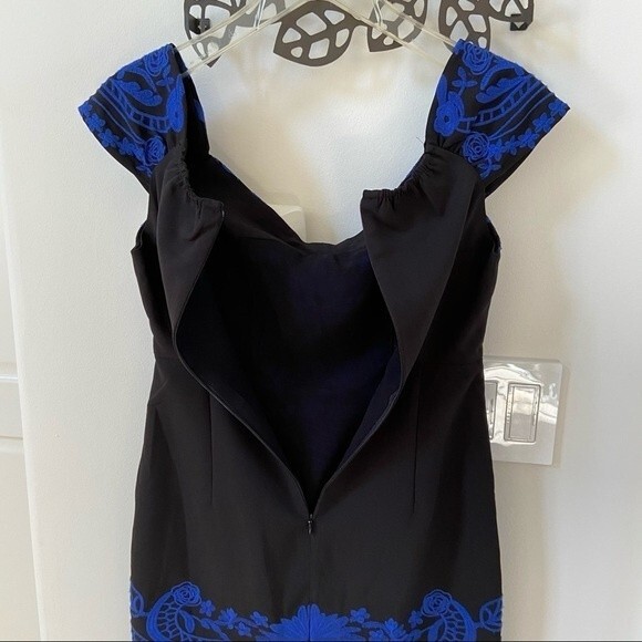 Foxiedox Betina Embroidered Body-Con Dress 2 - Picture 9 of 14